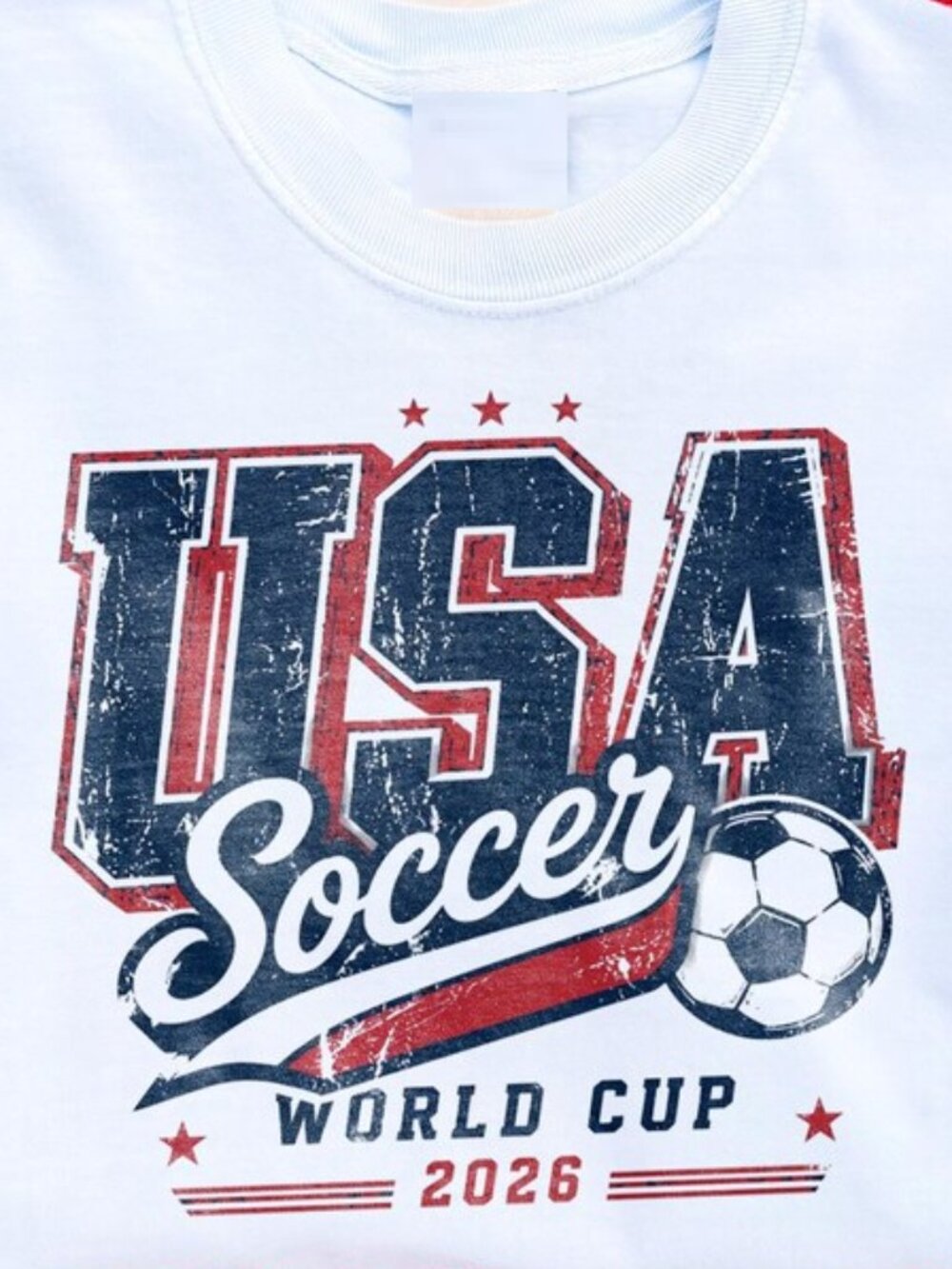 USA Soccer World Cup 2026 Shirt, American Football Fan Graphic Tee - Picture 2 of 5